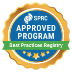 SPRC Best Practices Registry Approved program badge.