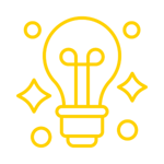 lightbulb with stars